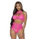 Leg Avenue Damen BH-und Unterhose Sets-8163222029 Baselayer-Set, Neon Pink, One Size (2er Pack)