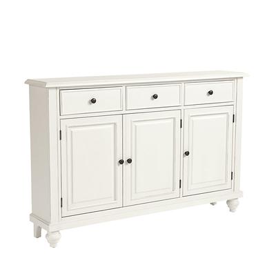 Martin 3-Door Console Table - White - Ballard Designs