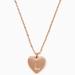 Kate Spade Jewelry | Kate Spade Initial Here “L” Heart Pendant Necklace In Rose Gold-Tone | Color: Gold/Pink | Size: Os