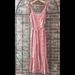J. Crew Dresses | J. Crew Button Dress Midi Ruffle Hem 6 Nwt | Color: Pink | Size: 6