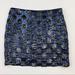Madewell Skirts | Madewell Broadway & Broome Polka Dot Mini Skirt 2 | Color: Black/Blue | Size: 2