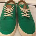 Polo By Ralph Lauren Shoes | Canvas Polo Shoes | Color: Green/Tan | Size: 10.5