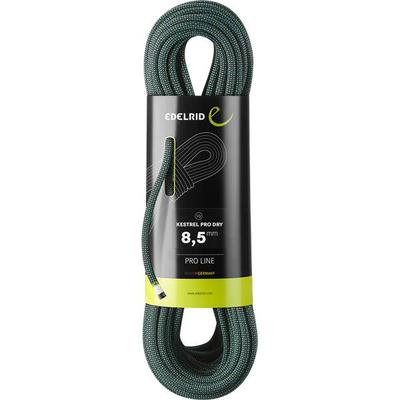 EDELRID Bergseil Kestrel Pro Dry 8,5mm, Größe 60 in Schwarz