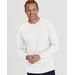 Blair John Blair Everyday Jersey Knit Long-Sleeve No-Pocket Crew Neck Tee - White - 5XL