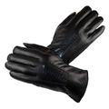 Dazoriginal Leather Gloves Mens Winter Gloves Soft Black Leather EXTRATHICK (11)