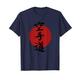 Karate Do - Japanische Zeichen auf roter Sonne T-Shirt