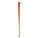 Mahogany wood walking stick, 'Lion Head'