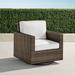 Small Palermo Swivel Lounge Chair in Bronze Finish - Sailcloth Seagull, Standard - Frontgate