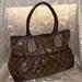 Gucci Bags | Gucci Vinyl Leather Hobo Bag, Gg Xlarge Bag | Color: Brown/Tan | Size: 17” Length 13” Height