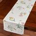 Butterfly Meadow Table Runner White 14 x 70, 14 x 70, White