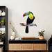 Sunside Sails Toucan Bird Wall Decal Vinyl in Green/Yellow | 10 H x 8 W in | Wayfair 5F6D4D22C9D04B738804F8ED04E2C1E9