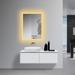 Orren Ellis Allyra Frameless LED Lighted Bathroom Mirror/Vanity Mirror Metal | 32 H x 24 W x 2 D in | Wayfair 55055F6FCAD041C4A7CFAD86E05E7FD9