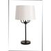 House of Troy Alpine 29 Inch Table Lamp - A751-BLK/SS