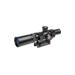 TruGlo Tru-Brite 1-4x24mm Rifle Scope 30mm Tube Duplex Mil-Dot Reticle with Mount Matte TG-TG8514BT