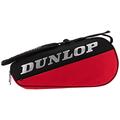 Dunlop Sports 2021 CX Club 3-Racket Tennis Bag, Black/Red