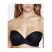 Plus Size Women's Margeau Low Plunge Strapless Bra by Dominique in Black (Size 40 B)