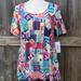 Lularoe Tops | Lularoe Disney Minnie Mickey Mouse Perfect T S Nwt | Color: Pink/Purple | Size: S
