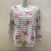 American Eagle Outfitters Tops | Host Pick A&E Floral Long Sleeve | Color: Black/White | Size: M