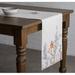 Maison d' Hermine 100% Cotton Christmas Table Runner Cotton in Gray/Orange | 14.5 D in | Wayfair TR065SA01
