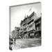 Ebern Designs Chinatown, Historic New York - Wrapped Canvas Photograph Print Metal in Black/White | 40 H x 30 W x 1.5 D in | Wayfair