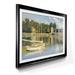 Breakwater Bay The Bridge - Picture Frame Painting Print on Paper in Blue/Green | 30.5 H x 42.5 W x 1.5 D in | Wayfair