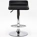 Porch & Den Elsinore Low-back Leatherette Adsjustable Bar Stool by Modway Upholstered/Metal in Black | 15.5 W x 15.5 D in | Wayfair EEI-579-BLK