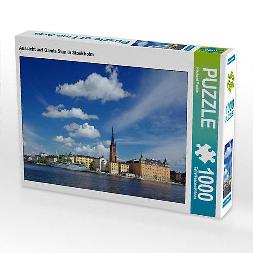 Puzzle Aussicht auf Gamla Stan in Stockholm Foto-Puzzle Bild von Reinhard Pantke Puzzle