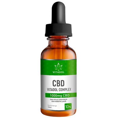 Vitadol Complex 10% CBD Mundöl 10 ml Öl Image