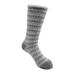 Plus Size Women's Allover Fairisle Thermal Socks by GaaHuu in Grey (Size OS (6-10.5))