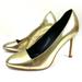 Kate Spade Shoes | Kate Spade Saturday Gold Metallic Heels | Color: Gold | Size: 6.5