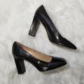 Kate Spade Shoes | Kate Spade Bianca Patent Leather Block Pumps | Color: Brown | Size: 8.5