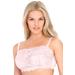 Plus Size Women's Lace Wireless Cami Bra by Comfort Choice in Shell Pink (Size 48 G)