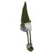 Northlight Seasonal 21" Black & Dark Green Sitting Boy Gnome w/ a White Beard Christmas Tabletop Decoration | 21 H x 9 W x 3 D in | Wayfair