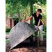 Millwood Pines Hackman Rock Cover Statue Garden Stone Resin/Plastic in Gray | 30 H x 42 W x 56 D in | Wayfair 628706E53E6A4991A13D8779A085BD3D