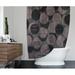 Latitude Run® Geometric Single Shower Curtain Polyester | 70 H x 71 W in | Wayfair B2AA53AD6BED45749351B469BCEDA1F7