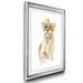 Indigo Safari Savannah Lion Cub - Picture Frame Painting Print on Paper in Brown/Green | 30.5 H x 22.5 W x 1.5 D in | Wayfair