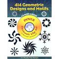 414 Geometric Designs And Motifs Cd-Rom And Book [With Cdrom]