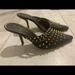 Zara Shoes | New Black And Gold Studded Leather Heels | Color: Black/Gold | Size: 37