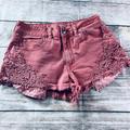 American Eagle Outfitters Shorts | American Eagle Hi-Rise Festival Shorts Red Sz4 | Color: Orange/Red | Size: 4