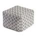 Red Barrel Studio® 22" Wide Tufted Square Geometric Pouf Ottoman Cotton in Gray | 16 H x 22 W x 22 D in | Wayfair AF5367D6644040CE97DB1B7C08E69F4F