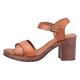 Hush Puppies Women's Georgia Heeled Sandal, TAN, 3 UK