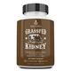 Ancestral Supplements Grass Fed Beef Kidney Supplement, 3000mg, DAO Enzyme Supplement, Kidney Support for Urinary and Histamine Health, Selenium, B12, Non-GMO, 180 Capsules