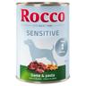 6x400g Sensitive Game & Pasta Rocco Wet Dog Food