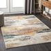 Blue/Brown 63 x 0.51 in Area Rug - Wade Logan® Diorio Saffron/Teal/Light Gray Area Rug | 63 W x 0.51 D in | Wayfair