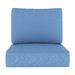 Sand & Stable™ Outdoor Sunbrella Seat/Back Cushion, Polyester in Blue | 5 H x 25 W in | Wayfair F50C42104B0F4B718713E9796FDA32E8