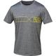 IXS Team Funktions T-Shirt, grau-gelb, Größe 2XL