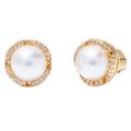 Kate Spade Jewelry | Kate Spade ‘That Sparkle’ Studs In Pearl | Color: Gold/White | Size: Os