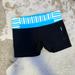 Lululemon Athletica Shorts | Lululemon Athletica Blue Waist Black Wunder Shorts | Color: Black/Blue | Size: 8