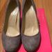 Kate Spade Shoes | Kate Spade Dark Grey Marli Too Wedge Pumps. | Color: Gray | Size: 8