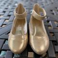 Nine West Shoes | New Nine West Girls Champagne Shoes Size 5 | Color: Gold | Size: 5bb